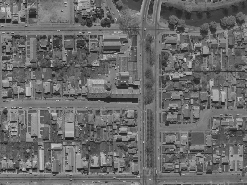 177 Chester St E from the air, 1970-1974