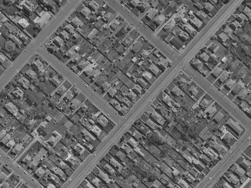 647 Gloucester Street from the air, 1970-1974
