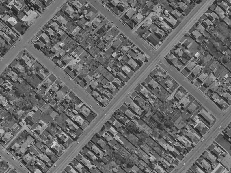 651 Gloucester Street from the air, 1970-1974