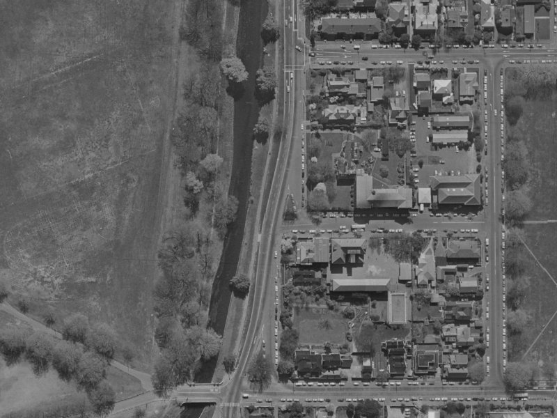28 Chester Street West from the air, 1970-1974