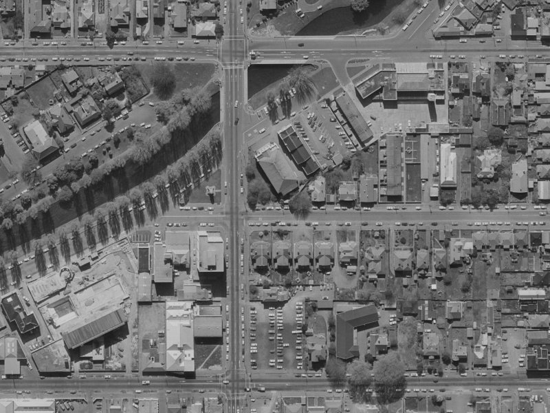 92 Chester Street East from the air, 1970-1974