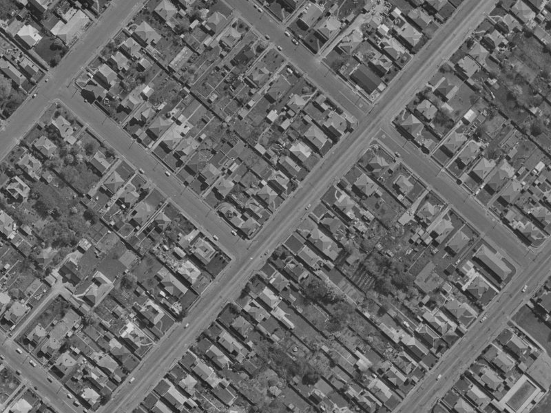 649 Gloucester Street from the air, 1970-1974