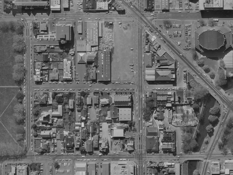54 Chester St West from the air, 1970-1974