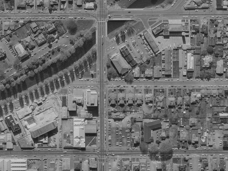 88 Chester St East from the air, 1970-1974