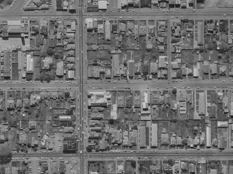 142 Chester St E from the air, 1970-1974