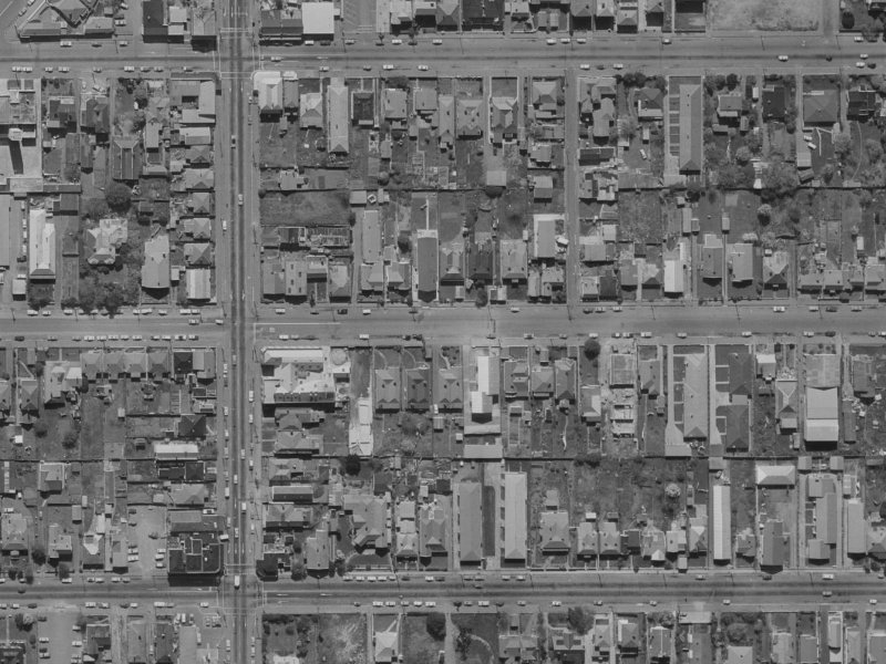 148 Chester St East from the air, 1970-1974