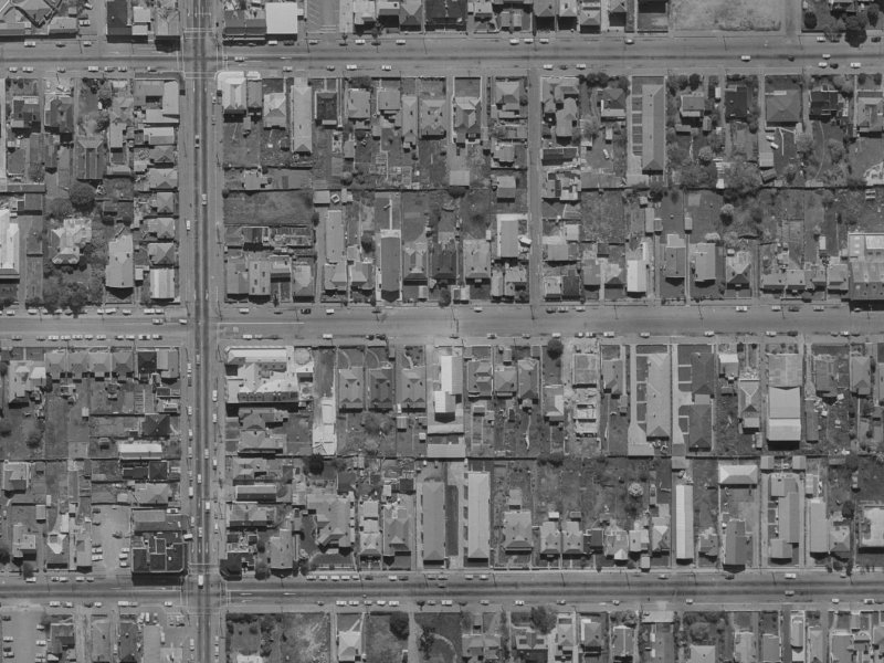 150 Chester Street East from the air, 1970-1974