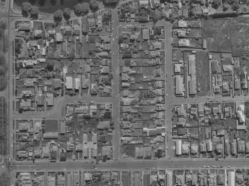 26 Elm Grove from the air, 1970-1974
