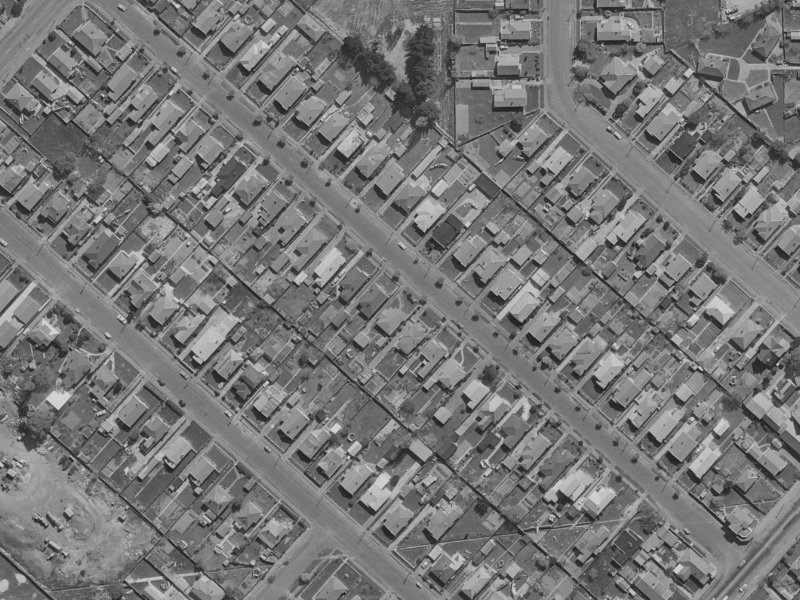 44 Dacre Street from the air, 1970-1974
