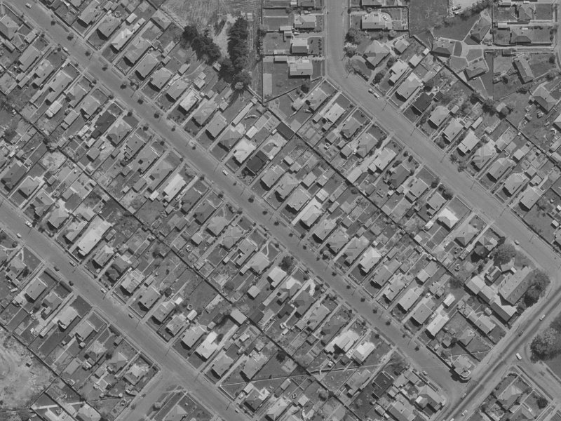 51 Dacre Street from the air, 1970-1974