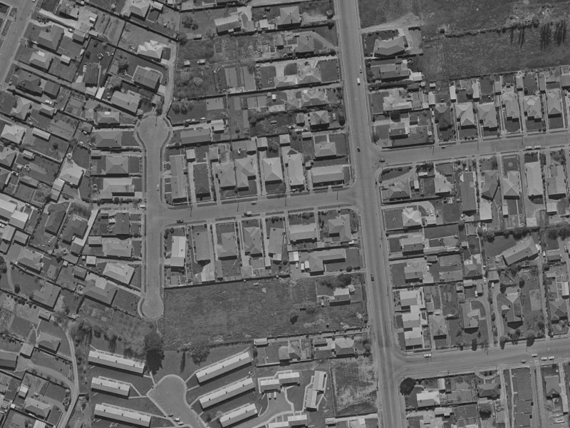 3A Kiltie Street from the air, 1970-1974