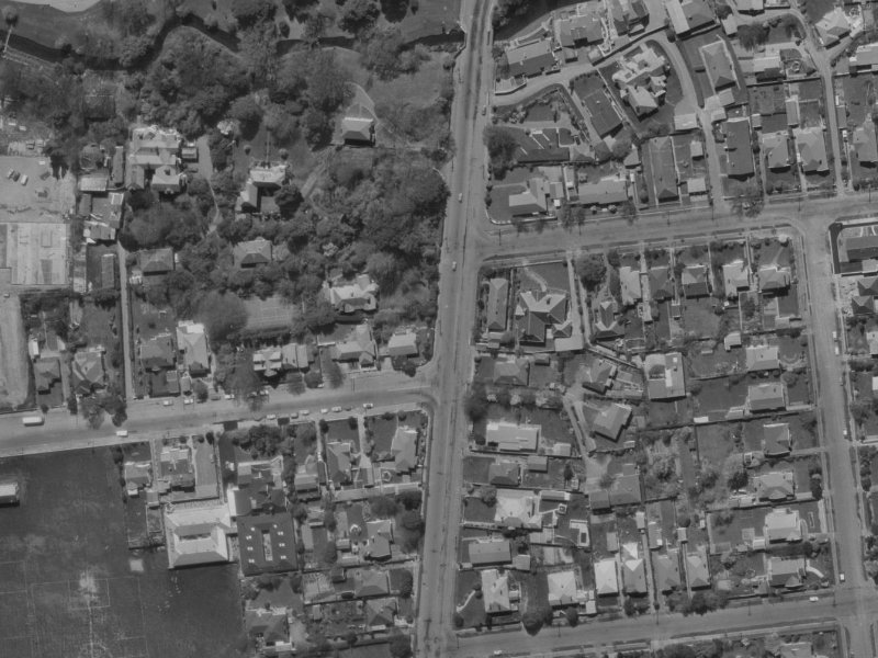 27 Clyde Road from the air, 1970-1974