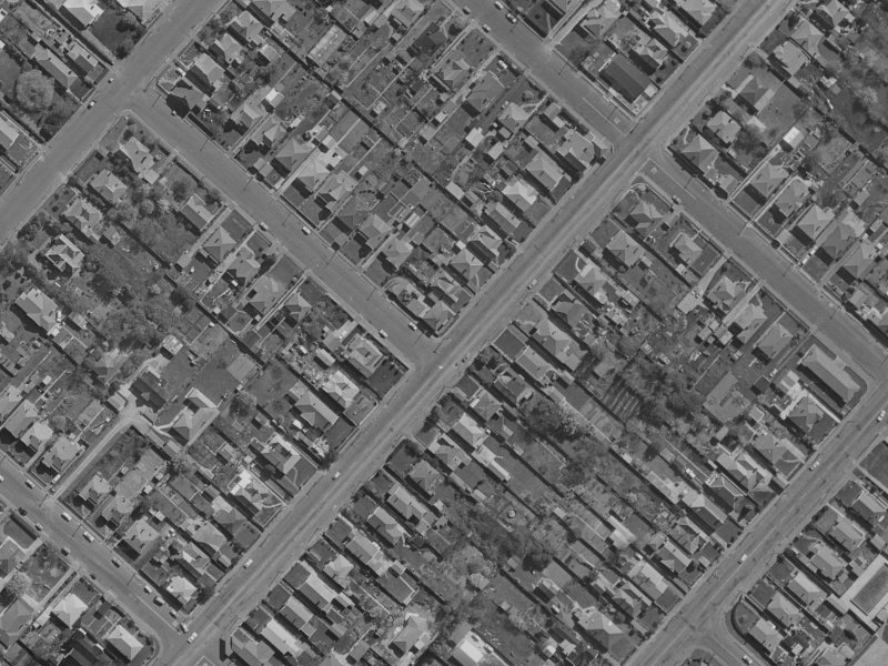 643 Gloucester Street from the air, 1970-1974