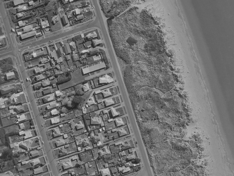 439 Marine Parade from the air, 1970-1974