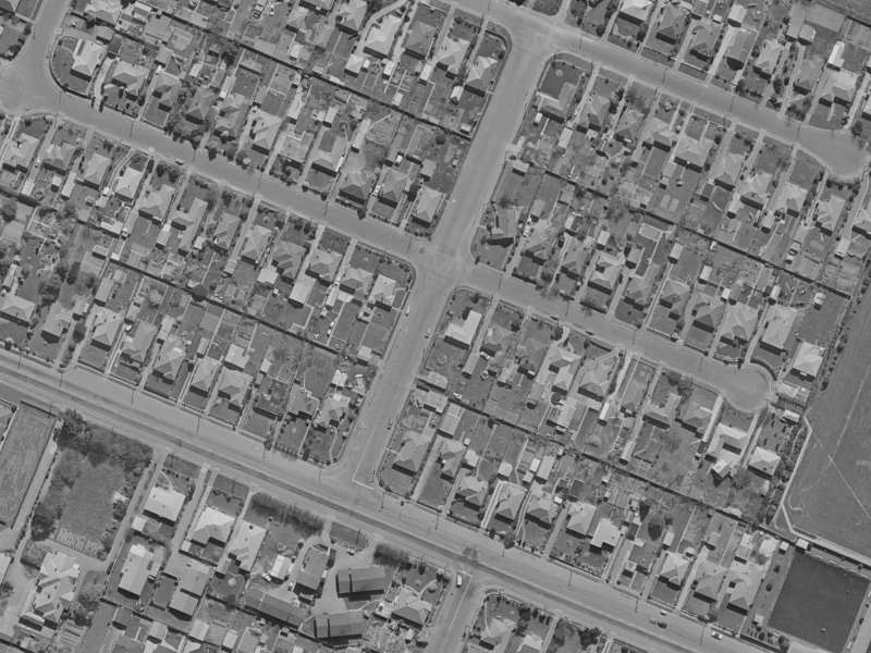 6 Corfe Street from the air, 1970-1974