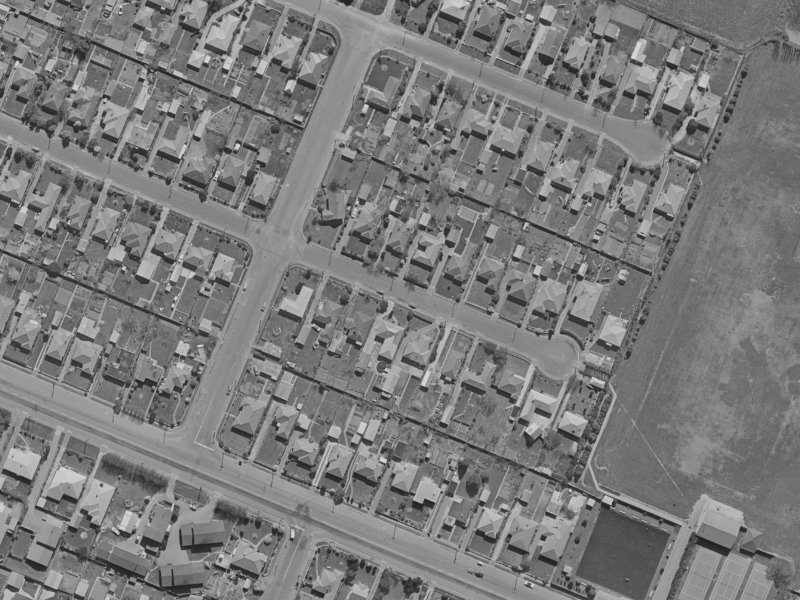 11A Hare Street from the air, 1970-1974