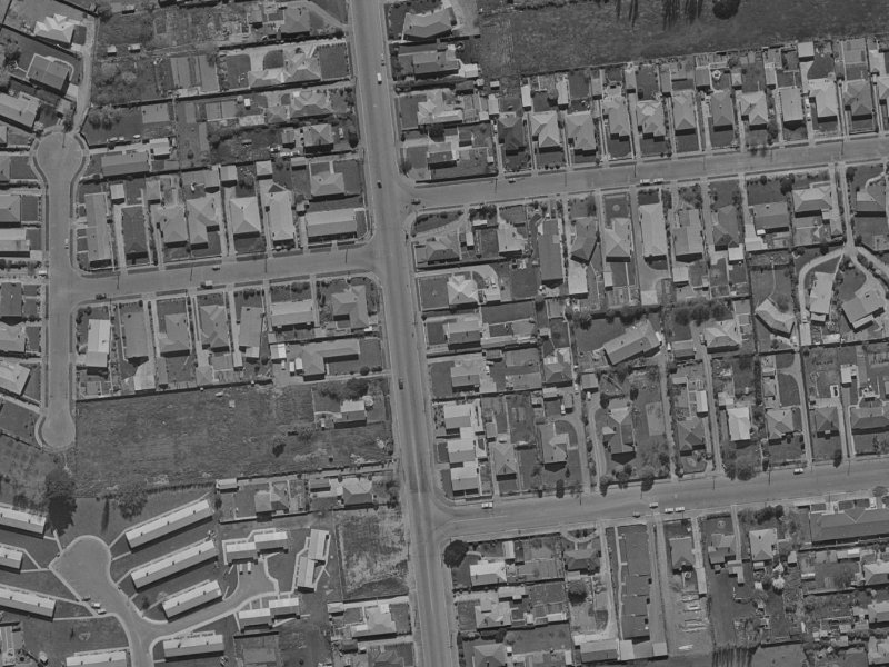 40A Waimairi Road from the air, 1970-1974