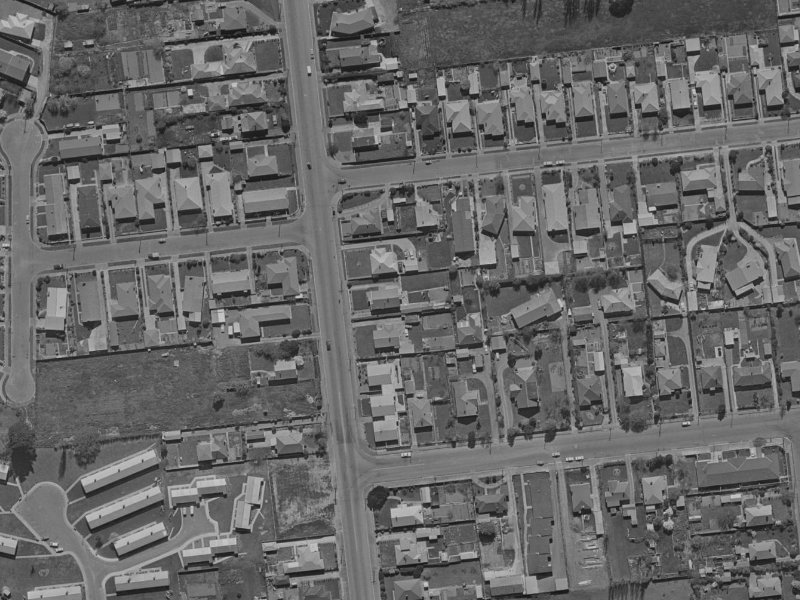 40 Waimairi Road from the air, 1970-1974