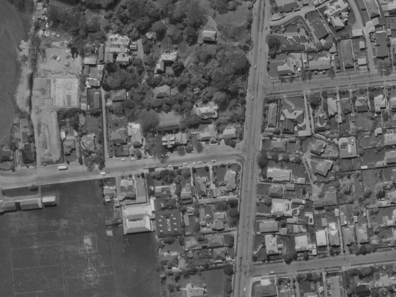 4 Kirkwood Avenue from the air, 1970-1974