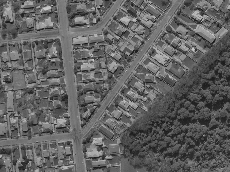 88 Totara Street from the air, 1970-1974
