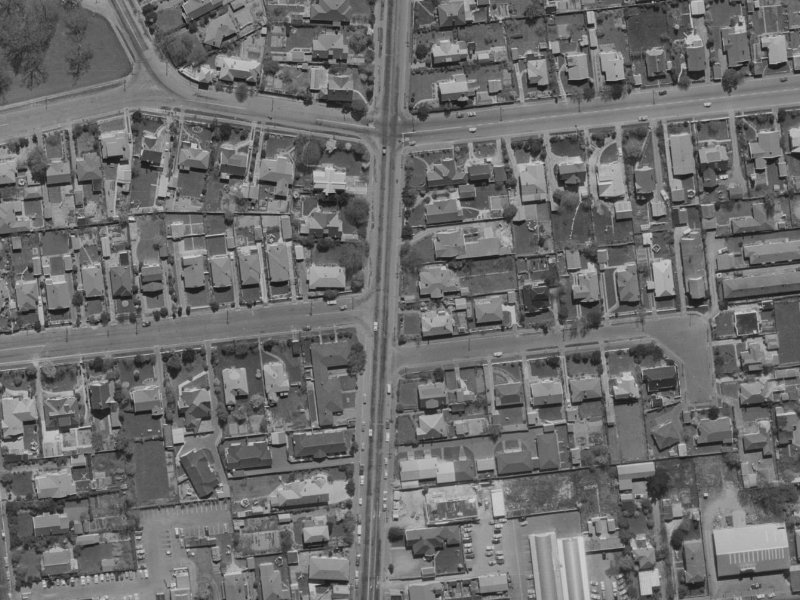 20 Straven Road from the air, 1970-1974