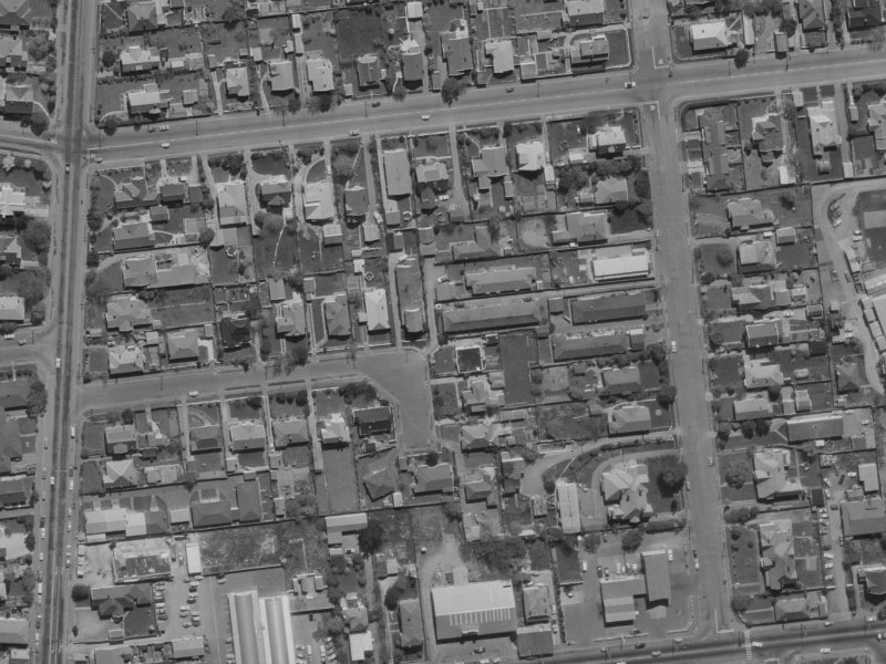 17 Bradshaw Terrace from the air, 1970-1974