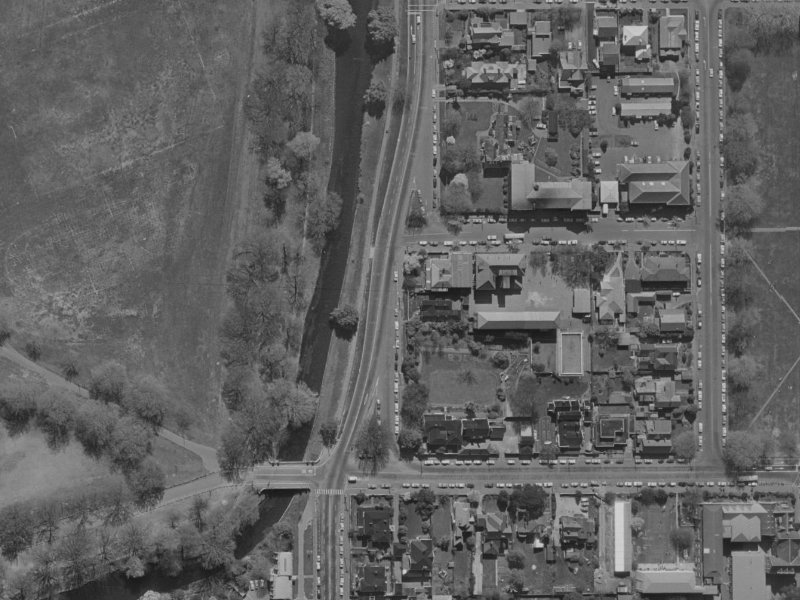 17 Cranmer Square from the air, 1970-1974