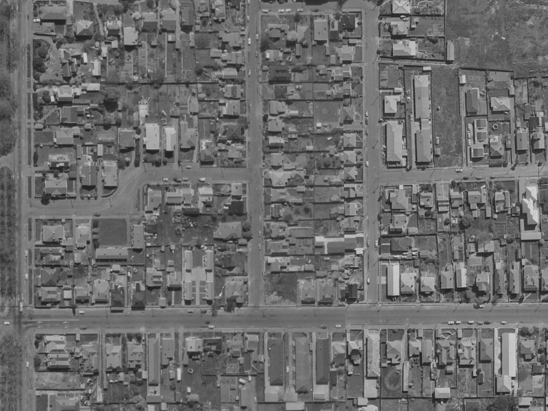 Elm Gr from the air, 1970-1974