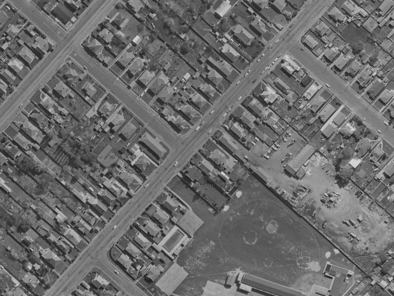638 Worcester Street from the air, 1970-1974