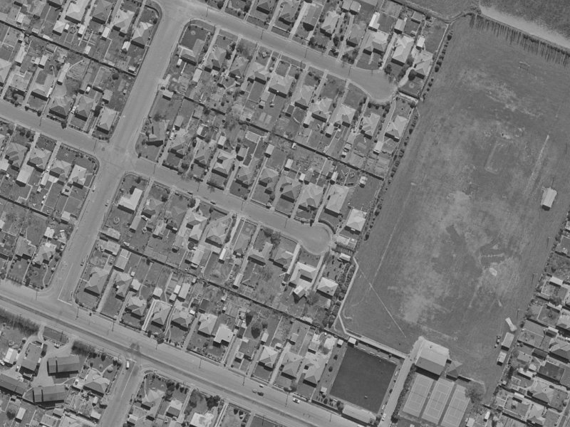 8A Hare Street from the air, 1970-1974