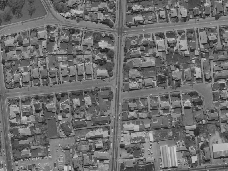 1 Rata Street from the air, 1970-1974