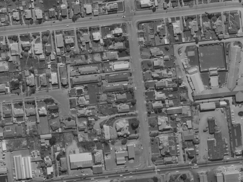 15 Harakeke Street from the air, 1970-1974