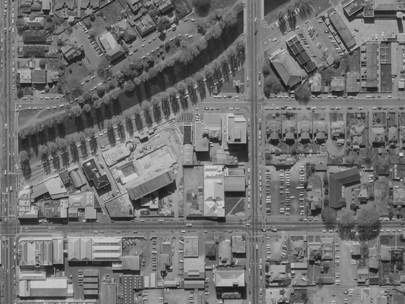 76 Chester St E from the air, 1970-1974