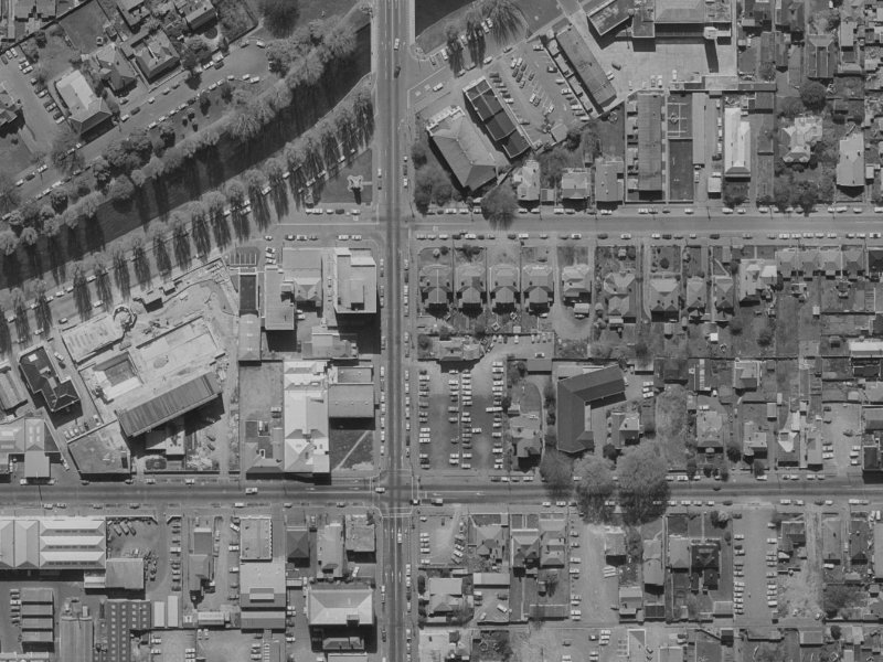 90B Chester Street East from the air, 1970-1974