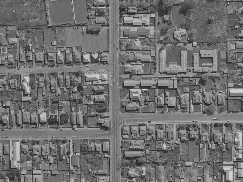 138 Stanmore Road from the air, 1970-1974