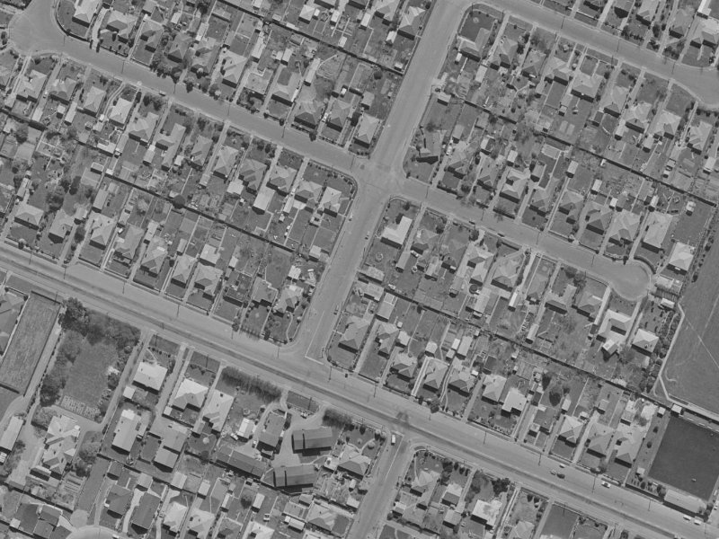 4 Corfe Street from the air, 1970-1974