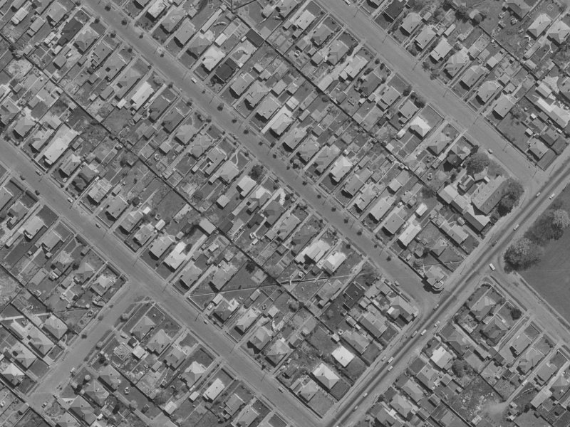 64 Dacre Street from the air, 1970-1974