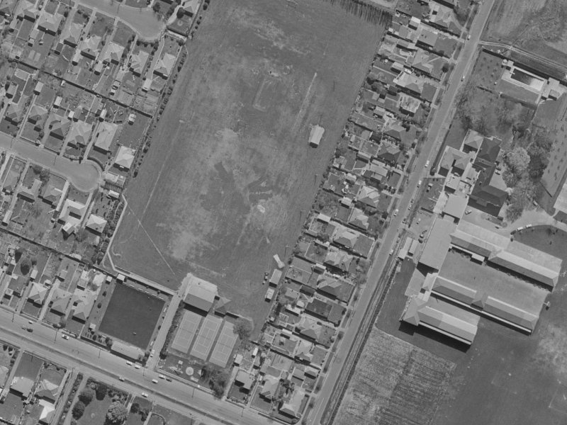 15 Brodie Street from the air, 1970-1974