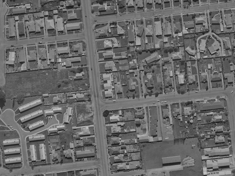 63 Hanrahan Street from the air, 1970-1974