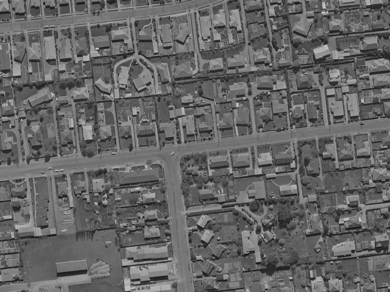 Hanrahan Street from the air, 1970-1974