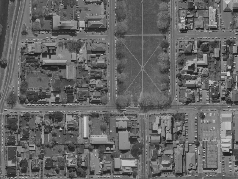 5 Cranmer Square from the air, 1970-1974