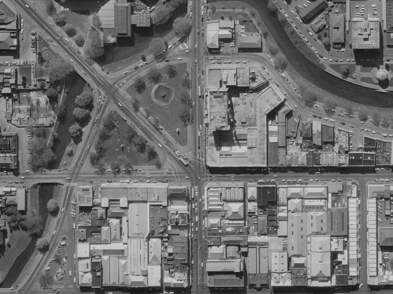 772 Colombo Street from the air, 1970-1974