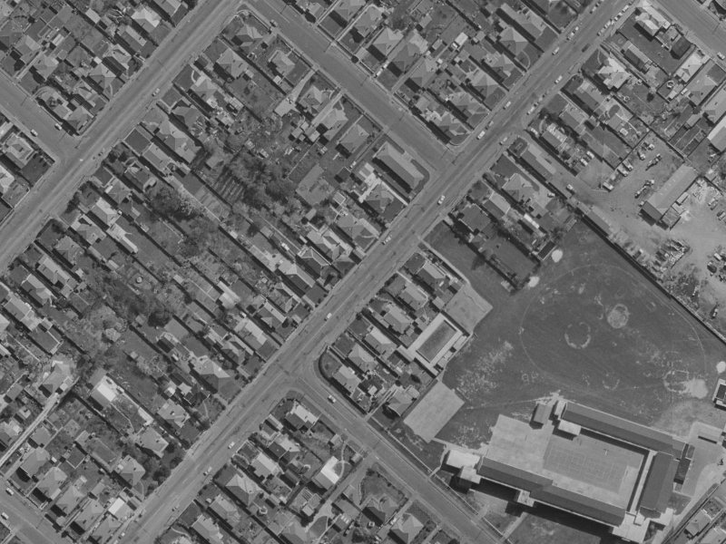 635 Worcester Street from the air, 1970-1974