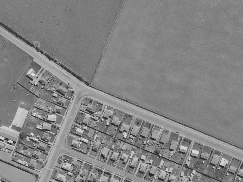 196A Buchanans Road from the air, 1970-1974