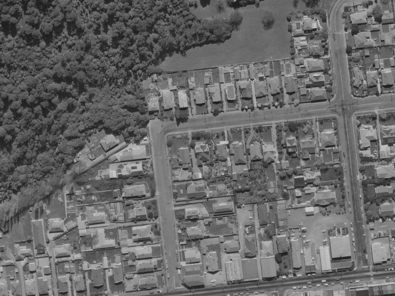 35 Rata Street from the air, 1970-1974