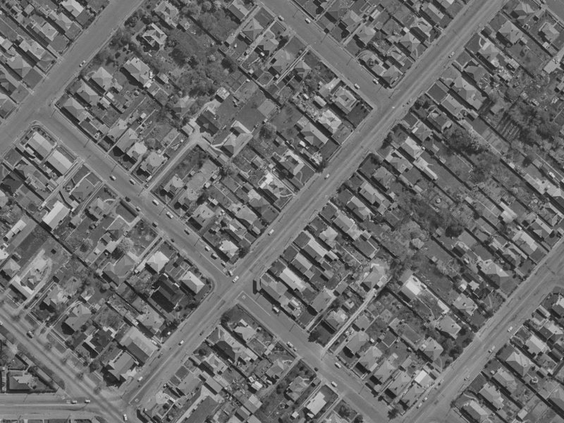 620A Gloucester Street from the air, 1970-1974