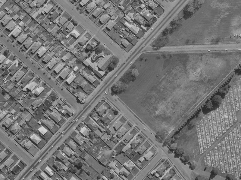 131 Buckleys Road from the air, 1970-1974