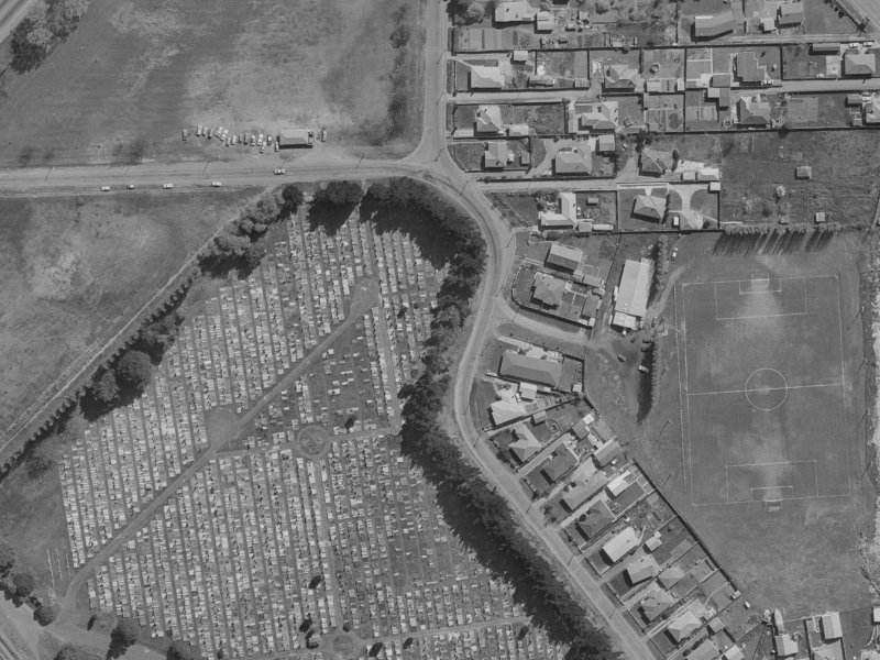 158B McGregors Road from the air, 1970-1974