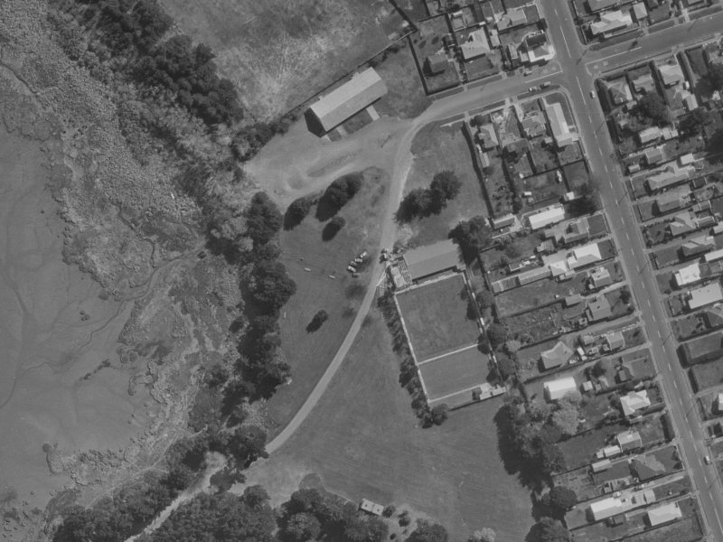 74A Beatty Street from the air, 1970-1974