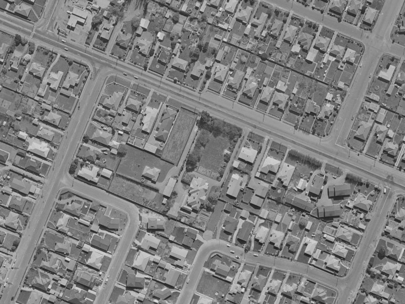 56 Gladson Avenue from the air, 1970-1974